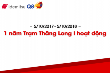 Nhìn lại 1 năm hoạt động của Trạm xăng dầu Thăng Long I – Idemitsu Q8